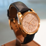 MICHAEL KORS Brecken Chronograph Ladies Watch Date S.S. Rose Gold MK2634 Quartz Wristwatch