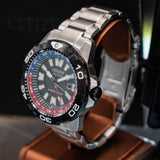 CITIZEN Promaster GMT Diver Eco-Drive Watch BJ7128-59E - ALL Original Double BOX!