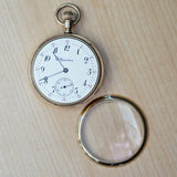 1911 HAMILTON Pocket Watch 16s Openface 17 Jewels Grade 974 Adjusted