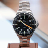 LACO Automatic Diver Watch Himalaya 42 MB 30ATM Wristwatch 862106.MB - Box & Papers!