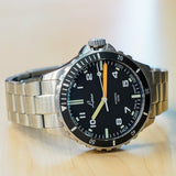 LACO Automatic Diver Watch Himalaya 42 MB 30ATM Wristwatch 862106.MB - Box & Papers!