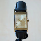 1967 BULOVA Banker "GG" Watch 17 Jewels Cal. 6CT Tank Case Swiss Made Wristwatch