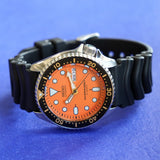 SEIKO Automatic Diver 200M Watch SKX011J Orange Dial Wristwatch - BRAND-NEW - IN BOX!