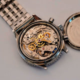 Vintage Wittnauer Professional Chronograph Watch 239T Cal. 14Y 17 Jewels 41mm