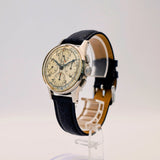 1950s Breitling Chronograph Watch 17 Jewels Date 35mm Swiss Made S.S.