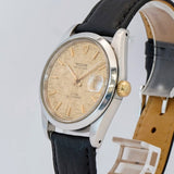 2000s Tudor Prince Date 74033 Watch Linen Dial 34mm Automatic Wristwatch