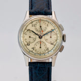 1950s Breitling Chronograph Watch 17 Jewels Date 35mm Swiss Made S.S.