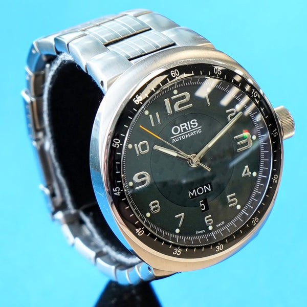 ORIS TT3 Day Date Automatic Watch 7589 Titanium Case ALL Original