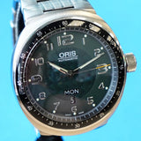 ORIS TT3 Day Date Automatic Watch 7589 Titanium Case ALL Original Box & Papers!