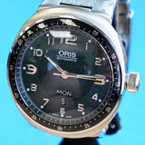 ORIS TT3 Day Date Automatic Watch 7589 Titanium Case ALL Original Box & Papers!