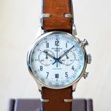 CHRISTOPHER WARD C3 Grand Tourer Chronograph Watch Date Indicator Swiss Wristwatch Original Strap