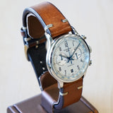 CHRISTOPHER WARD C3 Grand Tourer Chronograph Watch Date Indicator Swiss Wristwatch Original Strap