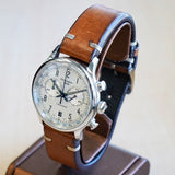 CHRISTOPHER WARD C3 Grand Tourer Chronograph Watch Date Indicator Swiss Wristwatch Original Strap