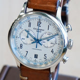 CHRISTOPHER WARD C3 Grand Tourer Chronograph Watch Date Indicator Swiss Wristwatch Original Strap