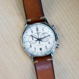 CHRISTOPHER WARD C3 Grand Tourer Chronograph Watch Date Indicator Swiss Wristwatch Original Strap