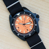 NOS 1980s MWC MIL DIVER Automatic Watch British Military Issue 0555/6645-02 ETA 2824-2 25 Jewels