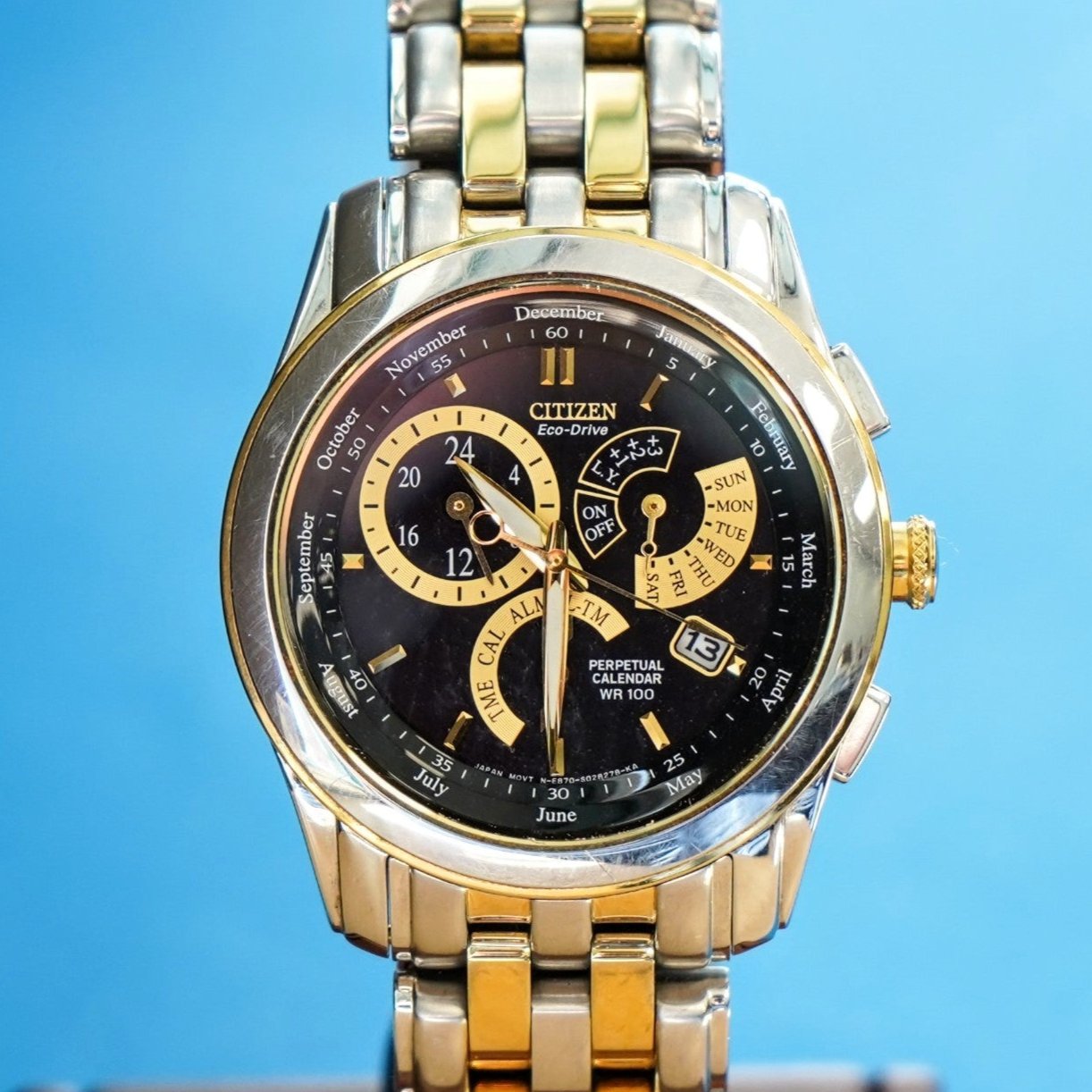 Perpetual Calendar Citizen Eco Drive Wr Citizen Eco-Drive Radio