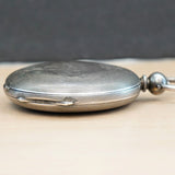 Circa 1860s M. J. TOBIAS Liverpool Pocket Watch Silver Hunter Case Key Wind Key Set England Made