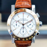 GIRARD PERREGAUX Chronograph Automatic Watch Ref. 7030 Swiss Wristwatch 18K GOLD Bezel