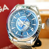 OMEGA Seamaster Aqua Terra Watch 43mm 150M ALL S.S. Wristwatch Ref. 220.10.43.22.03.001 ALL Original Double Box & Papers