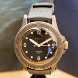 BALTIC Aquascaphe Bronze Brown Diver's Watch 200M Automatic Wristwatch - ALL ORIGINAL, Box & Papers!