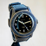 BALTIC Aquascaphe Bronze Brown Diver's Watch 200M Automatic Wristwatch - ALL ORIGINAL, Box & Papers!