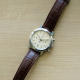 Vintage Wakmann Chronograph Watch 17 Jewels Incabloc 37mm S.S. - Cal. Venus 188
