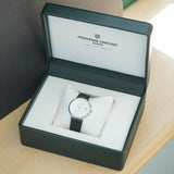 FREDERIQUE CONSTANT Slimline Watch FC-220S5S6 Date Wristwatch ALL Original Double Box!