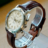 Vintage Wakmann Chronograph Watch 17 Jewels Incabloc 37mm S.S. - Cal. Venus 188
