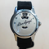 Vintage LOUVIC Direct Read Watch Jump Hour "Stan Spiegel" Swiss Made Wristwatch