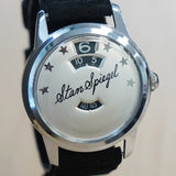 Vintage LOUVIC Direct Read Watch Jump Hour "Stan Spiegel" Swiss Made Wristwatch