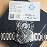 2023 LONGINES Master Collection Retrograde Watch L2.738.4.51.6 Moonphase 41mm Wristwatch Black Dial ALL Original