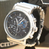 CITIZEN Proximity Eco-Drive Watch BZ1000-54E Bluetooth Wristwatch ALL S.S. - ALL Original Boxes & Papers!