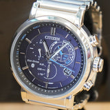 CITIZEN Proximity Eco-Drive Watch BZ1000-54E Bluetooth Wristwatch ALL S.S. - ALL Original Boxes & Papers!