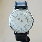 1960s AUREOLE Mystery Dial Watch 17 Jewels Diamond Dial Wristwatch Swiss Made