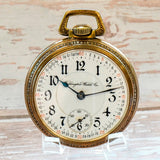 1905 Washington Pocket Watch 18s Private Label Bunn Special 24J Railroad ADJ.