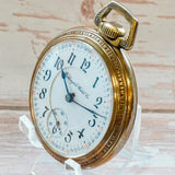 1905 Washington Pocket Watch 18s Private Label Bunn Special 24J Railroad ADJ.