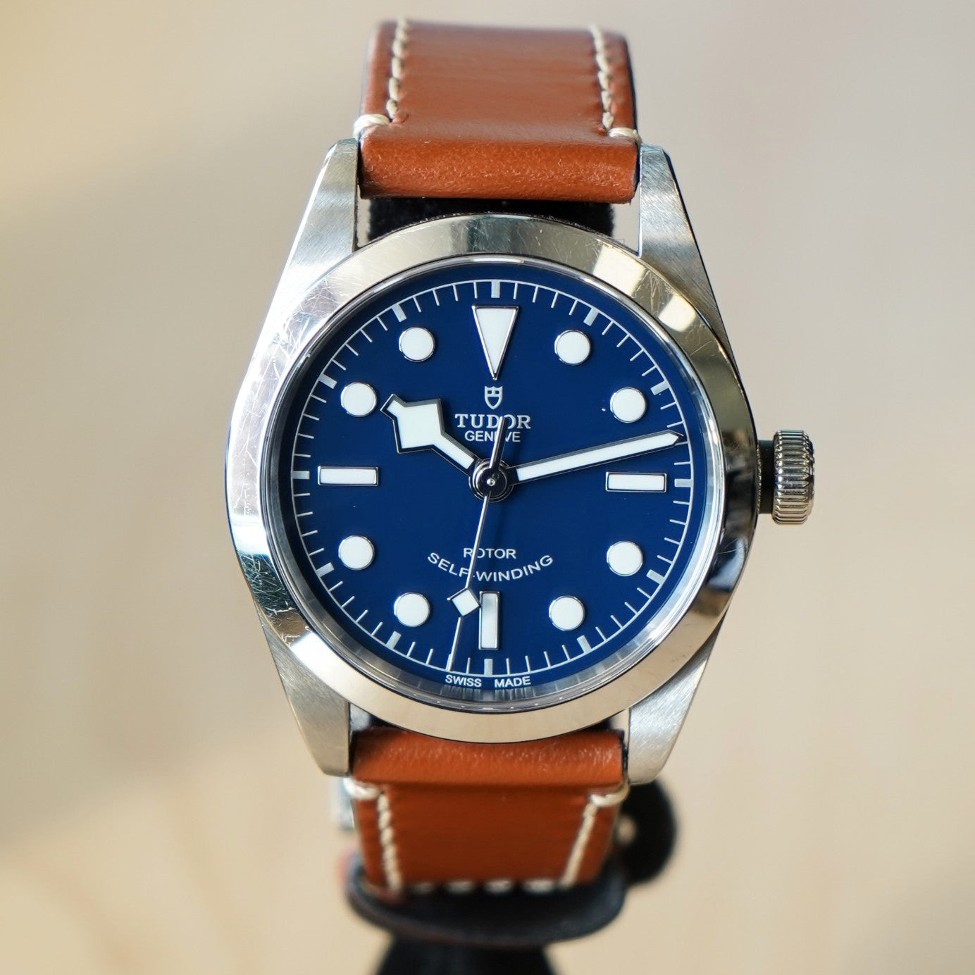 TUDOR Black Bay Automatic Watch 79500 36mm Blue Dial Self