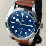 TUDOR Black Bay Automatic Watch Ref. 79500 36mm Blue Dial Self-Winding Wristwatch - Serial Number 428T860