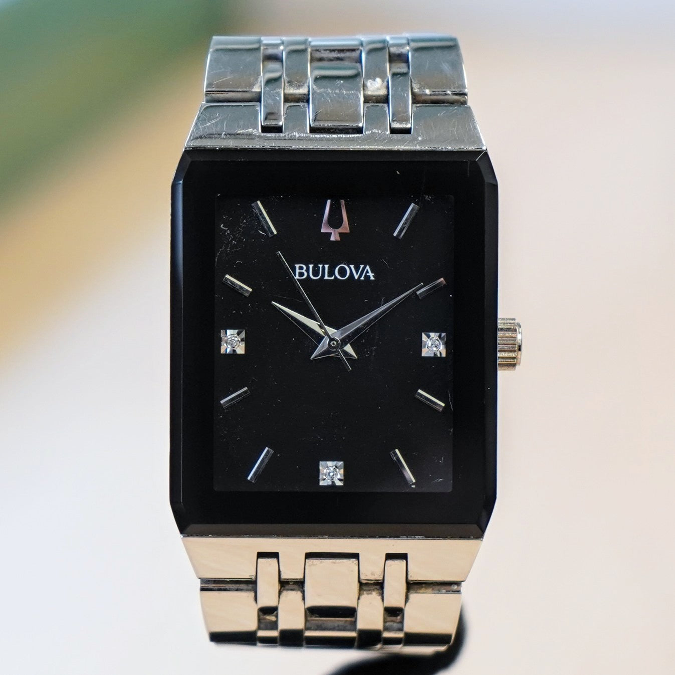 Bulova Men's Supseville Quartz Analog Stainless Steel Bracelet Watch