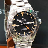 STEINHART Ocean One Vintage GMT Diver Watch Automatic Wristwatch SW330-2 - In Original Double BOX!