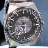 CITIZEN Eco-Drive Satellite Wave Wristwatch Super Titanium Case & Bracelet Ref. CC2006-53E F100-T020177 - In Box!