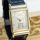 1948 HAMILTON Barton Watch 14K Gold 19 Jewels Cal. 982 U.S.A. Wristwatch