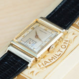 1948 HAMILTON Barton Watch 14K Gold 19 Jewels Cal. 982 U.S.A. Wristwatch