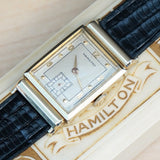 1948 HAMILTON Barton Watch 14K Gold 19 Jewels Cal. 982 U.S.A. Wristwatch