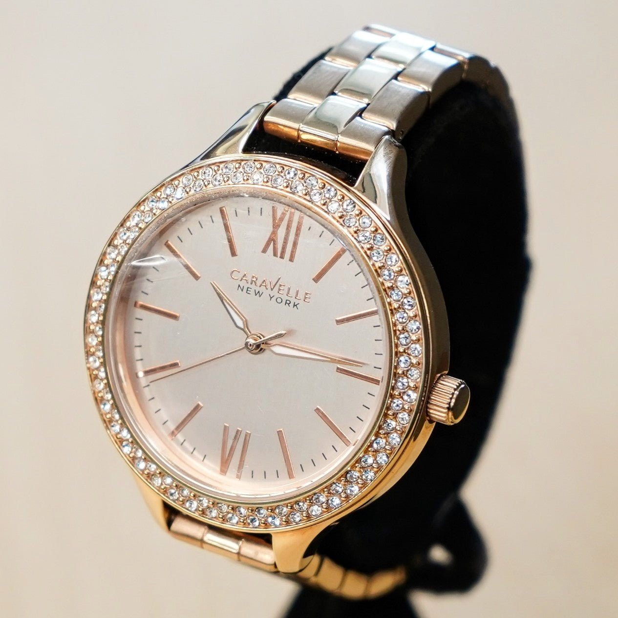 2014 CARAVELLE New York Ladies Watch 44L125 Quartz Wristwatch ALL