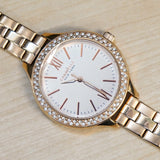 2014 CARAVELLE New York Ladies Watch 44L125 Quartz Wristwatch ALL Rose-Gold S.S.