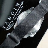 SANGIN Instruments Atlas Watch Automatic Wristwatch 20ATM Date Indicator IN BOX!