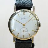 1961 BULOVA Swiss Mechanical Dress Watch – 32mm Super-Thin Round Case Wristwatch