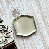 1929 Illinois Ensign Art Deco Watch 15 Jewels Grade 903 Sub-second 14K White GF